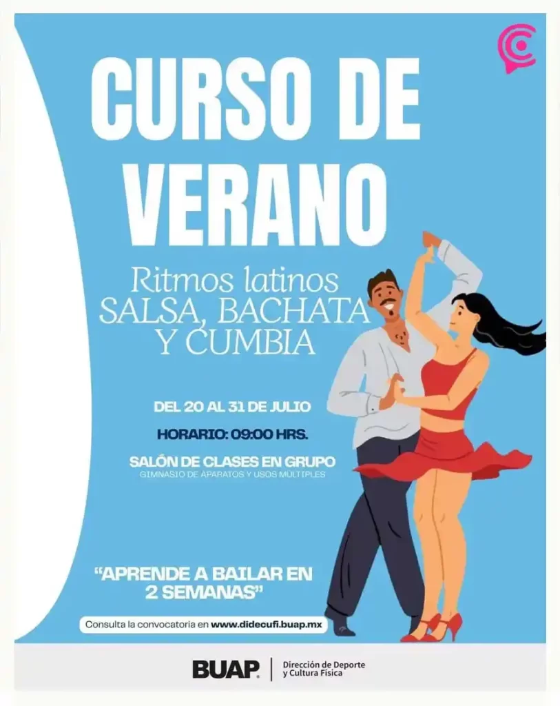 Cursos de Verano BUAP 2026; requisitos, costos y horarios para natación y ritmos latinos