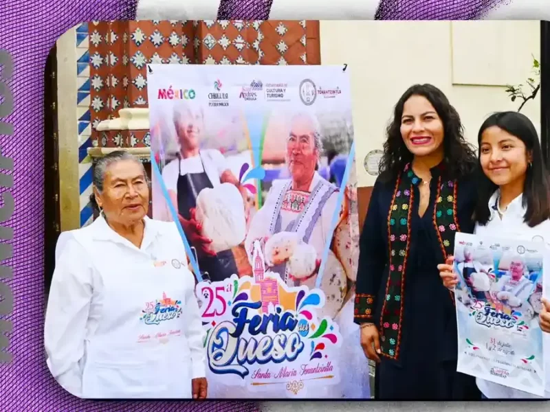 Feria del Queso en Tonantzintla celebra un cuarto de siglo con conciertos, comida y artesanías