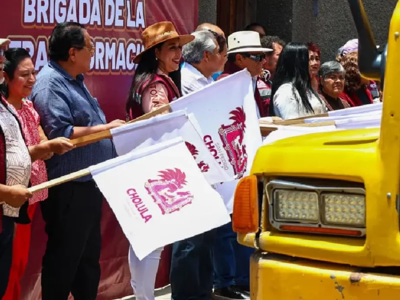 Con las Brigadas de la Transformación, Tonantzin Fernández fortalece el desarrollo de San Pedro Cholula