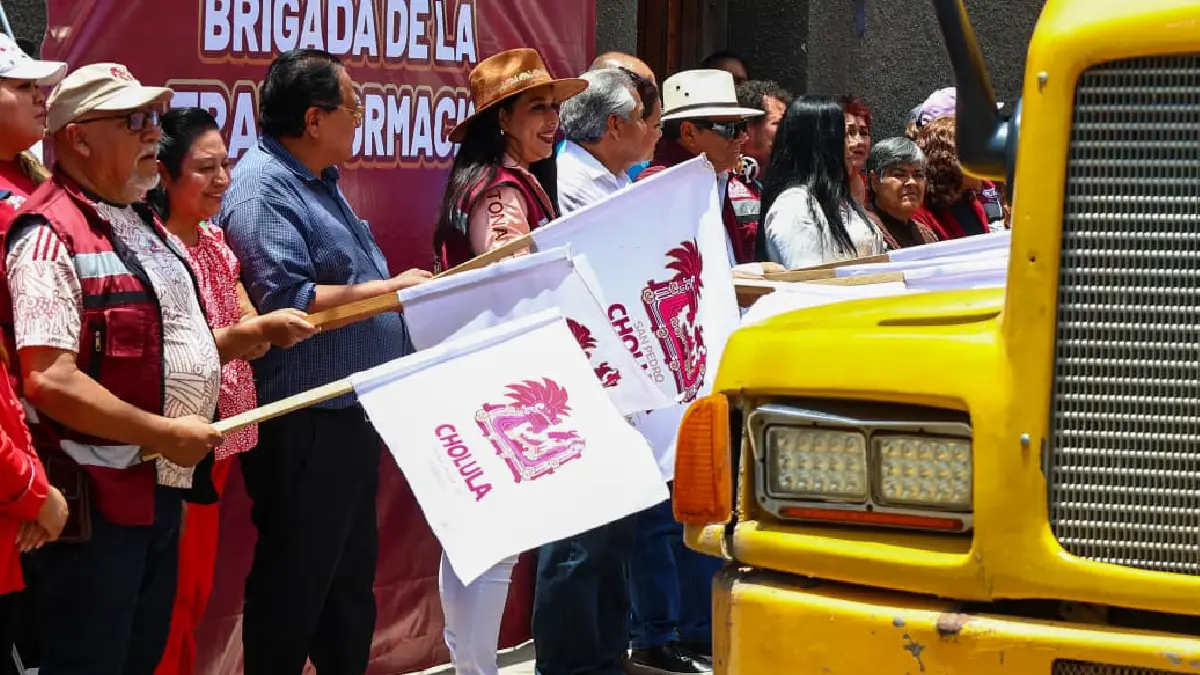 Con las Brigadas de la Transformación, Tonantzin Fernández fortalece el desarrollo de San Pedro Cholula