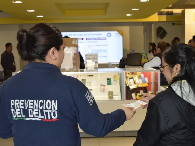 Refuerza Gobierno de Tonantzin Fernández acciones de prevención de la extorsión en el sector comercial