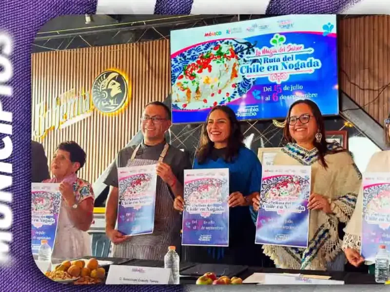 Ruta del Chile en Nogada 2026 llega a San Andrés Cholula con 20 restaurantes participantes