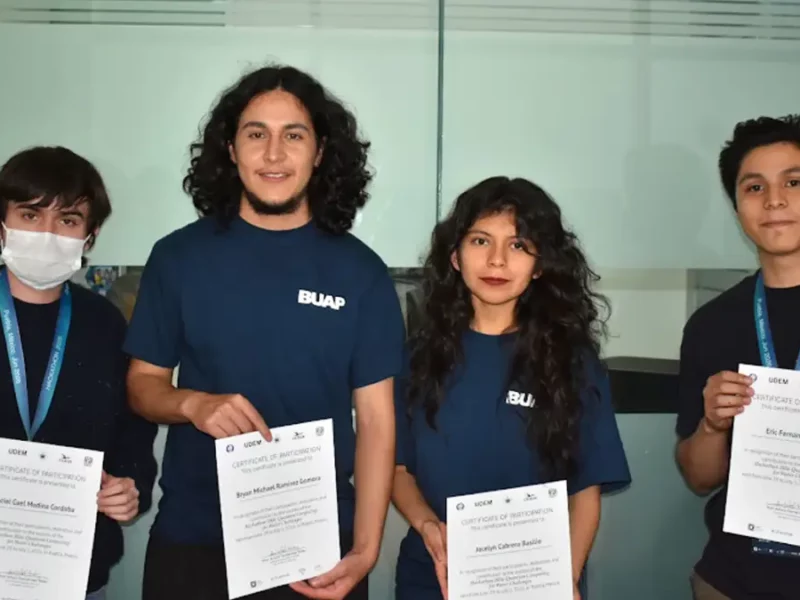 Destacan alumnos BUAP en el “Hackathon LATAM 2026 Quantum Computing for Water Challenges”