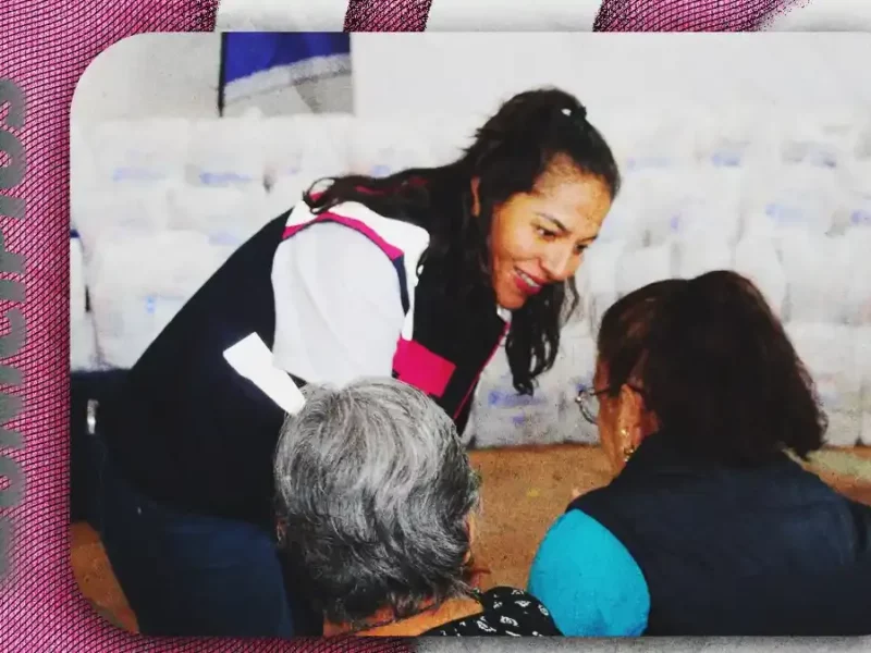 Lupita Cuautle entrega más de 400 despensas; beneficiarán a más de mil pobladores de Cholula