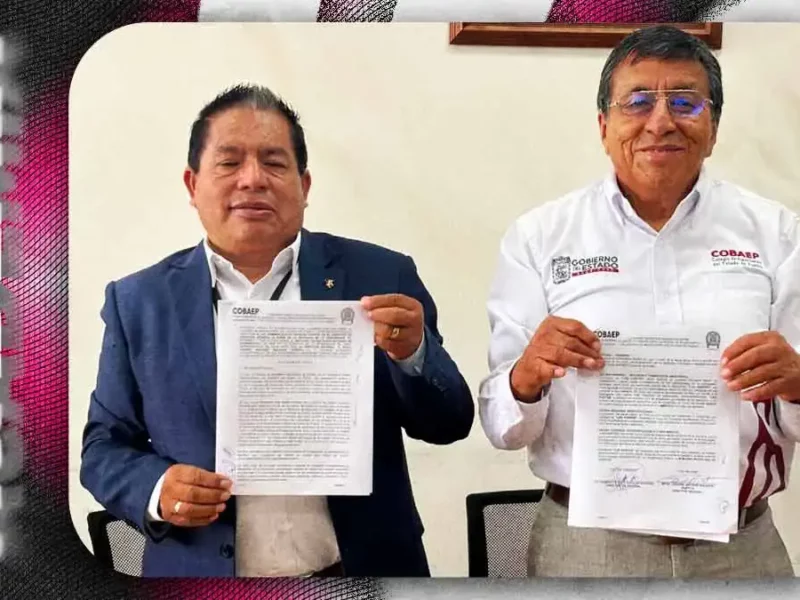 Convenio entre Cobaep y Tecnológico de Zacapoaxtla facilitará las residencias profesionales de los alumnos