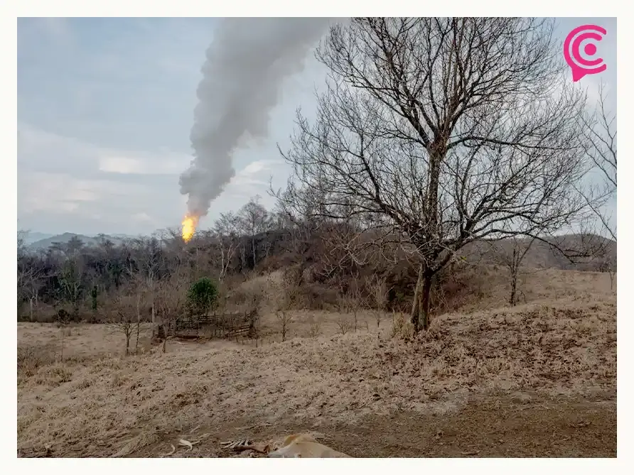 Pozo de PEMEX lleva más de 130 días en fuga e incendio en Las Choapas, Veracruz