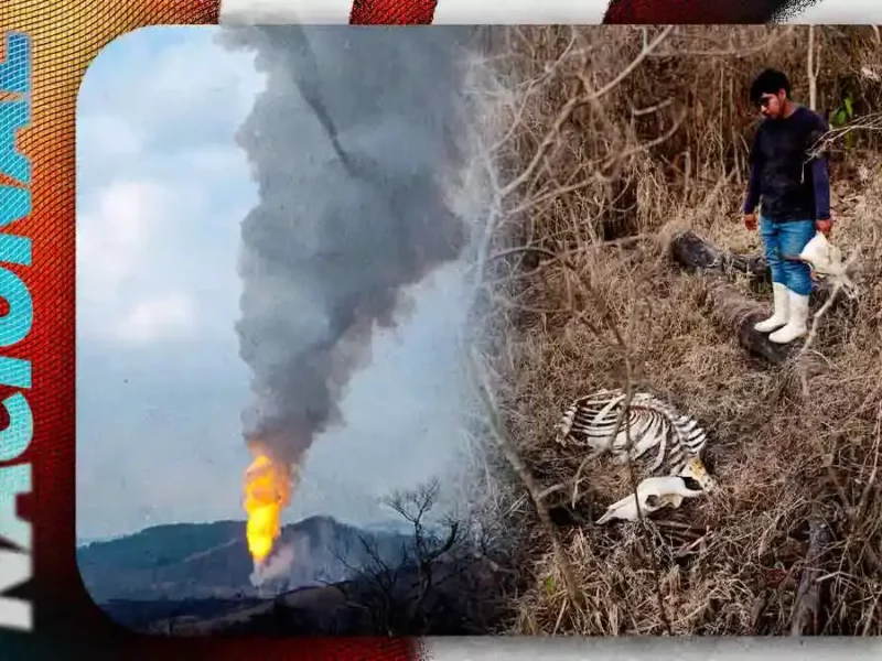 Pozo de PEMEX lleva más de 130 días en fuga e incendio en Las Choapas, Veracruz