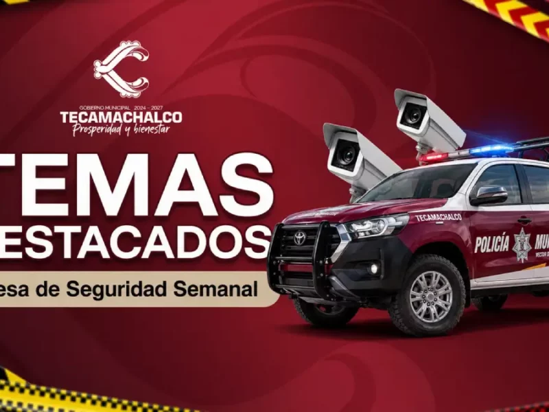 Mesa de Seguridad Semanal, resultados destacados del 29 de junio al 5 de julio