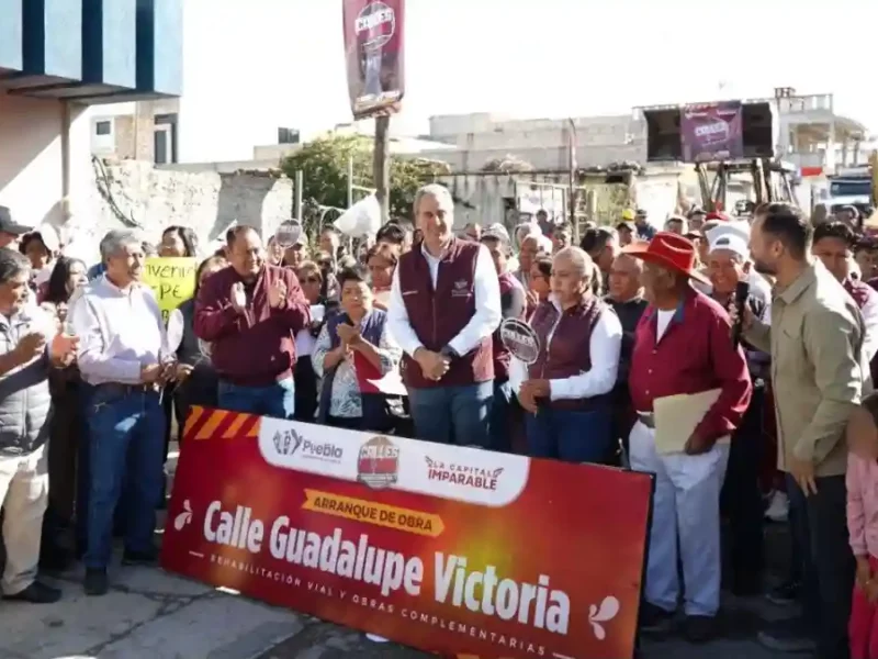 Inicia Pepe Chedraui obras de rehabilitación vial en la Junta Auxiliar de Santa María Xonacatepec