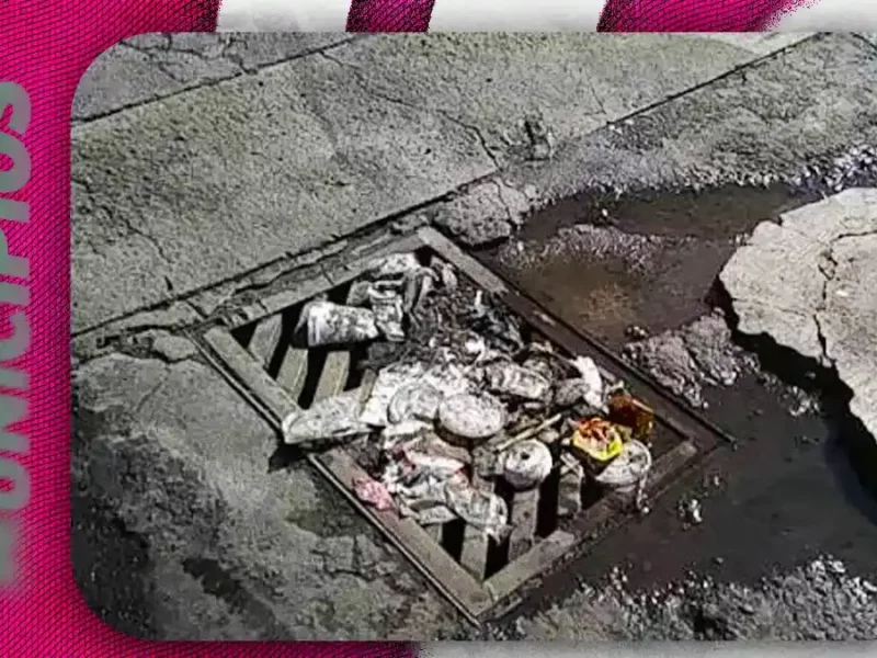 Coladeras tapadas con concreto agravan inundaciones en Puebla; Comuna y Estado anuncian plan de rescate