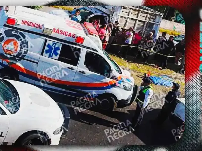 Trabajador de Servicios Públicos de San Andrés Cholula murió atropellado en la carretera Puebla-Atlixco