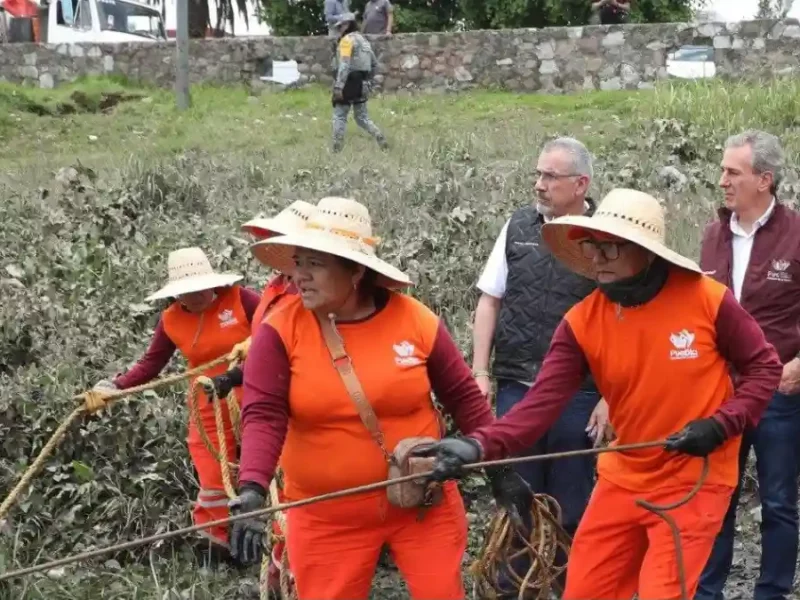 Fortalece Pepe Chedraui acciones preventivas con limpieza y desazolve en barrancas y vasos reguladores