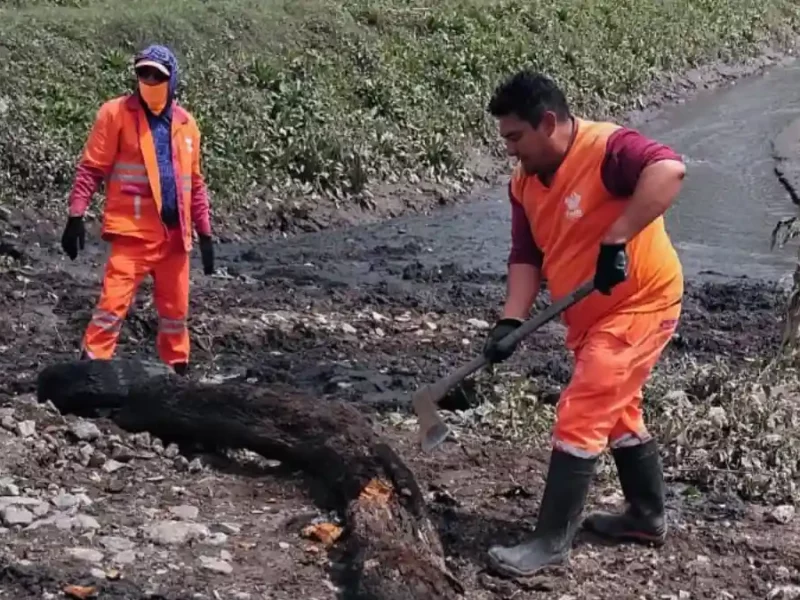 Gobierno de Pepe Chedraui refuerza acciones preventivas en el vaso regulador Puente Negro ante pronóstico de lluvias