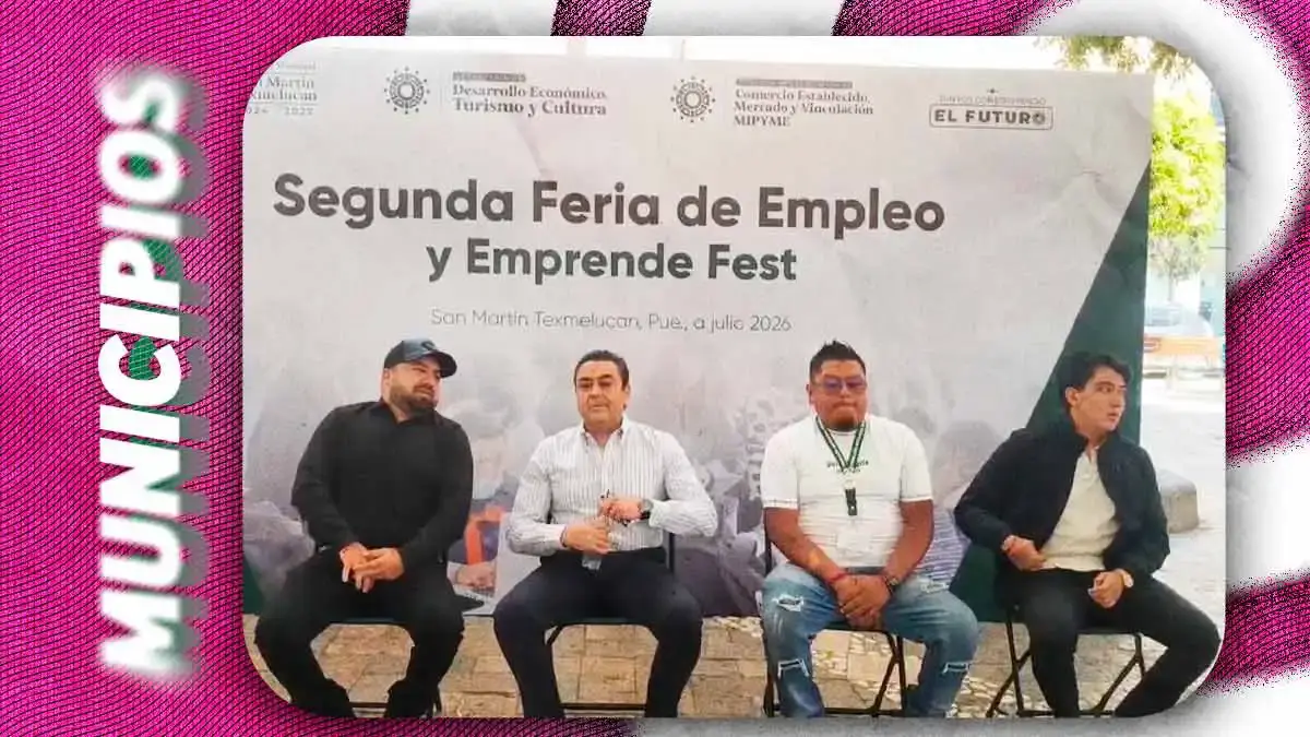 Texmelucan oferta vacantes en 20 empresas en la Feria del Empleo y Emprendimiento Municipal 2026