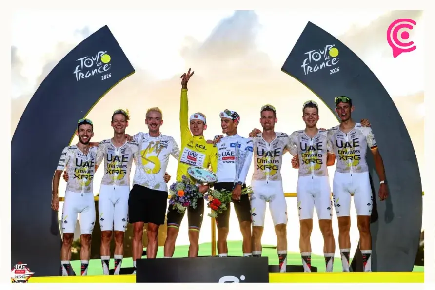 Isaac del Toro finaliza tercero del Tour en Francia 2026; primer mexicano en subir al podio
