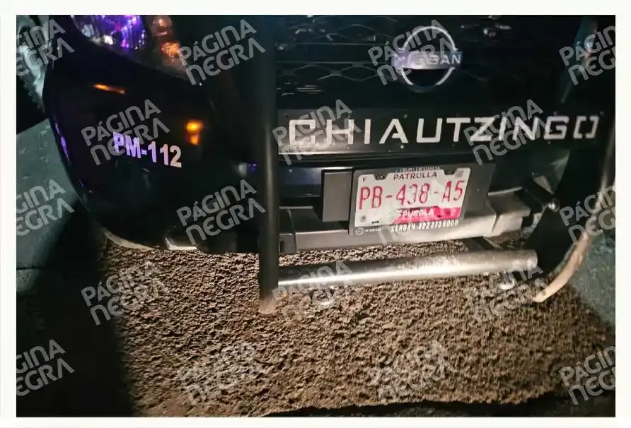 Choque entre patrulla y motocicleta deja a mujer lesionada en Chiautzingo, Puebla; vecinos acusan a policías 