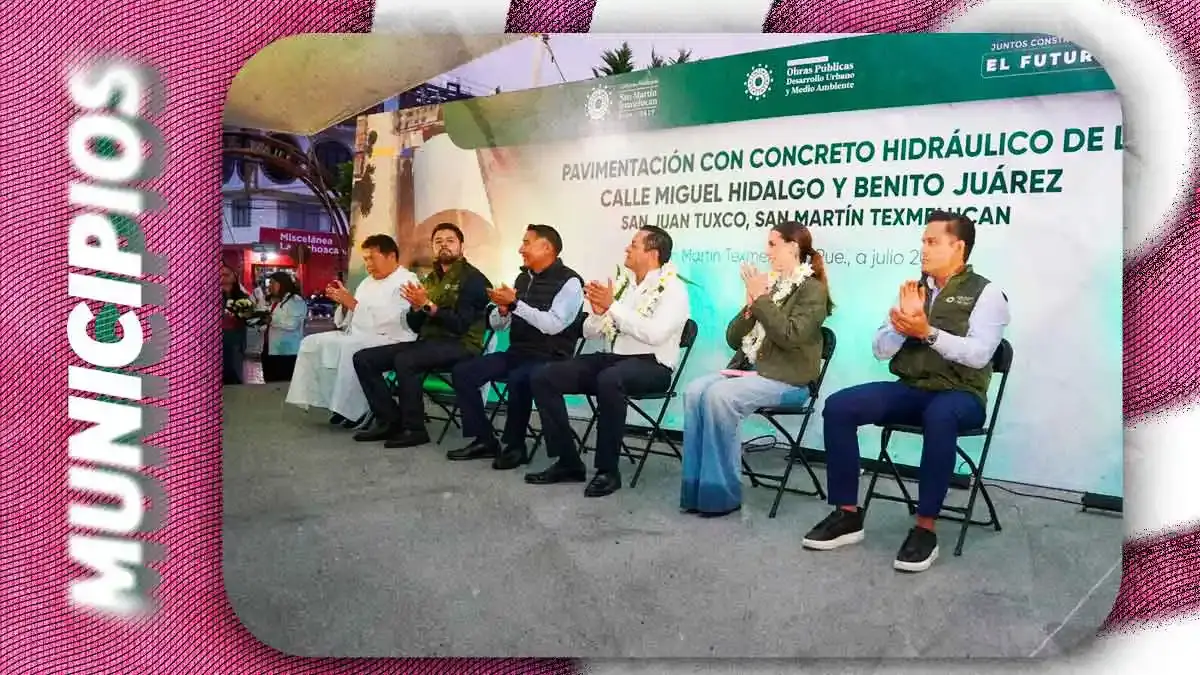 Alcalde arranca programa "Vialidades Vivas" en Texmelucan; rehabilitación de calles beneficiará a 20 mil familias